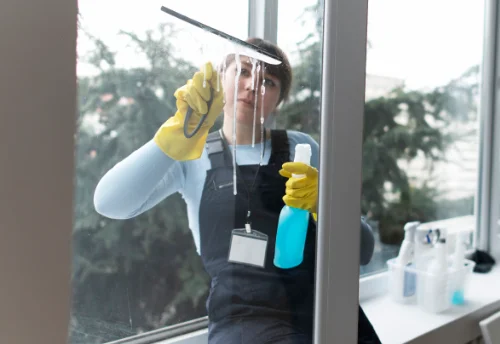 Nettoyage de vitres intérieures et extérieures à Courances